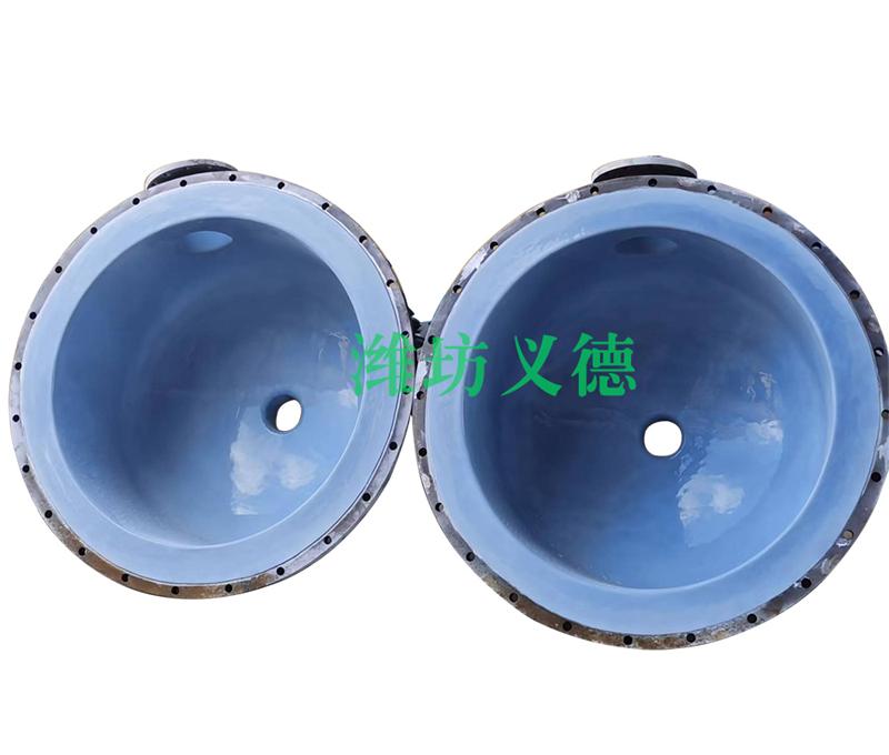 滾涂四氟封頭
