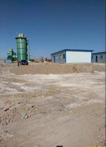 新建溴素廠現場